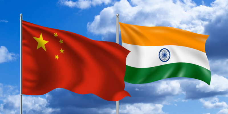India - China Flag