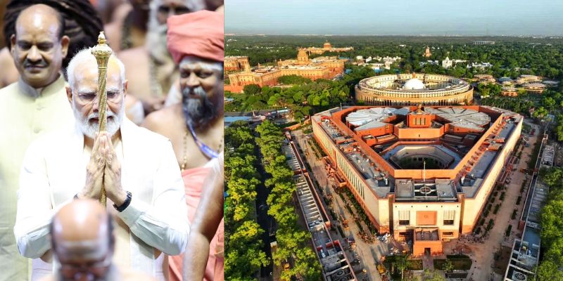 New Parliament of India : देशाला मिळालं नवं संसद भवन, पंतप्रधानांच्या हस्ते लोकार्पण