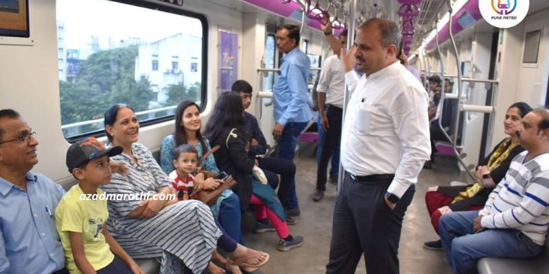 Pune Metro : पुणे मेट्रोला मिळतोय पुणेकरांचा भरभरून प्रतिसाद