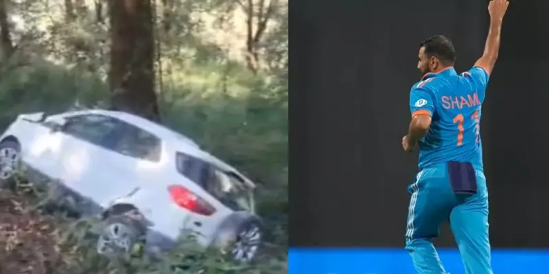 दिलदार मोहम्मद शमी! भारतीय गोलंदाजाने वाचवले कार अपघात झालेल्या तरुणाचे प्राण
