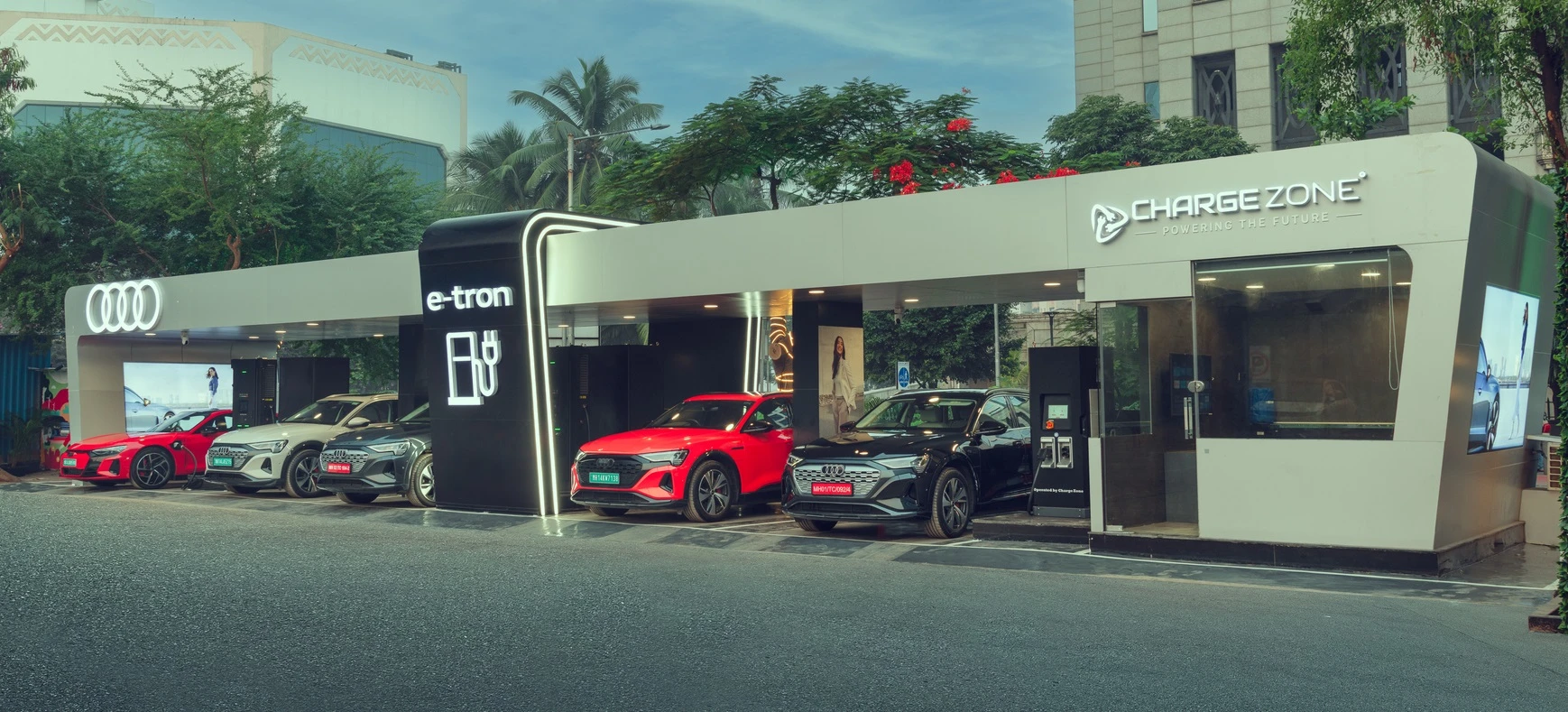 Audi India inaugurates RE-powered ultra-fast charging stations