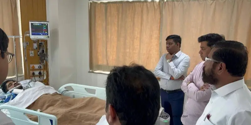 Eknath Shinde | मुख्यमंत्री शिंदेंनी घेतली महेश गायकवाड यांची भेट, रुग्णालयात जाऊन प्रकृतीची केली विचारपूस