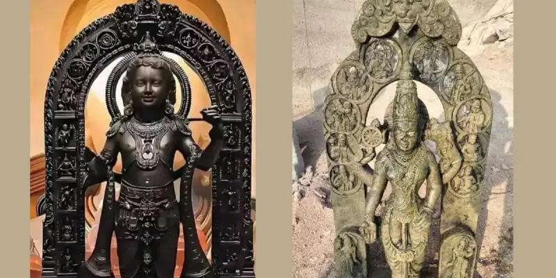Ram statue | चमत्कार! कर्नाटकात सापडली हुबेहुब अयोध्येतील रामलल्ला सारखी भगवान विष्णूची मूर्ती, 1000 वर्ष जुनी असल्याचा दावा