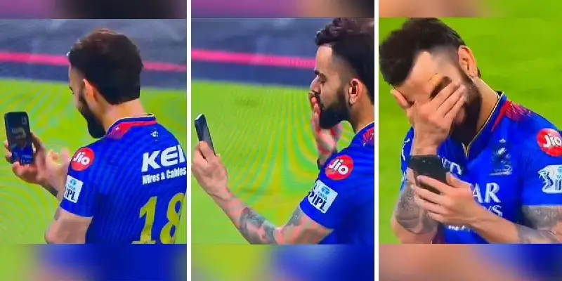 Virat Kohli | पंजाबविरुद्धच्या मॅच विनिंग खेळीनंतर विराटने अनुष्का-वामिकाला केला व्हिडिओ कॉल, गोंडस क्षणाचा Video Viral