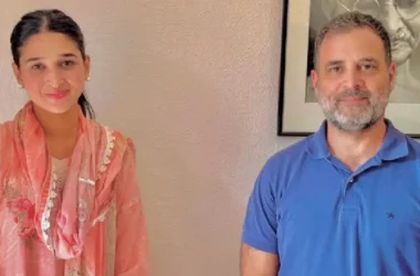 राहुल गांधीसोबतची ती तरुणी कोण? व्हायरल फोटोमुळे चर्चांना उधाण